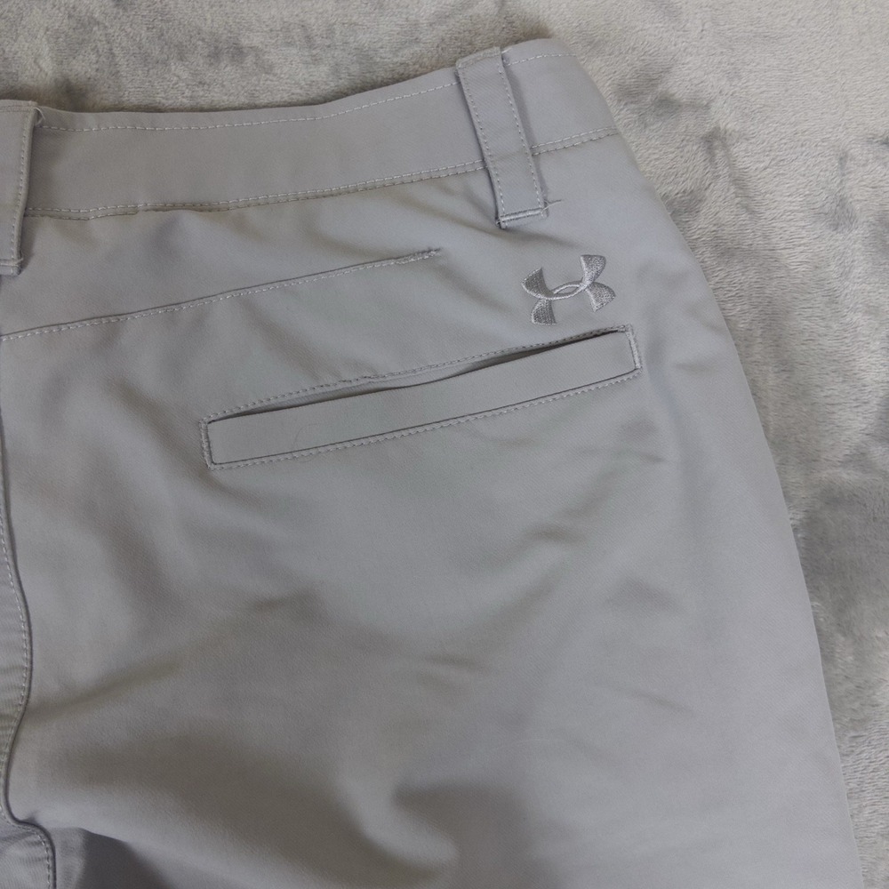 Under Armour Pants Men 32x32 Gray Golf Chino Active Performance Stretchy Slacks - Picture 6 of 7